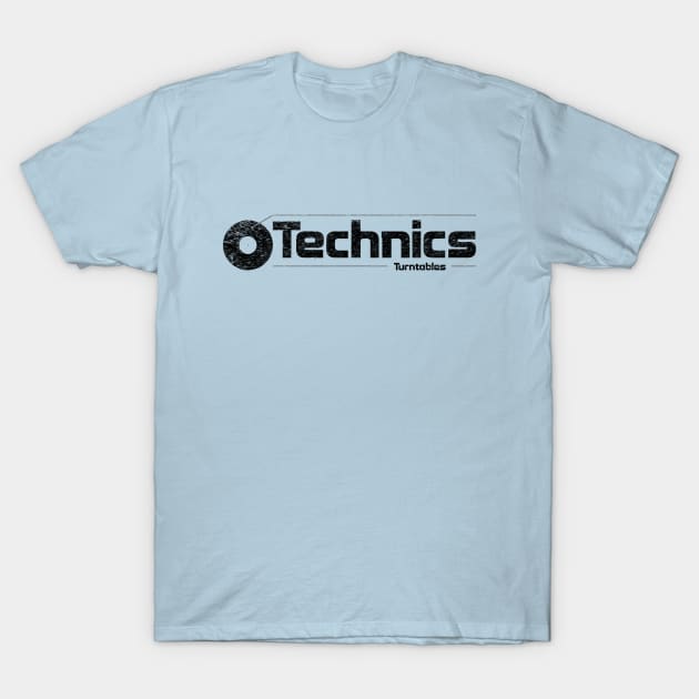 Technics Turntables T-Shirt by ilrokery